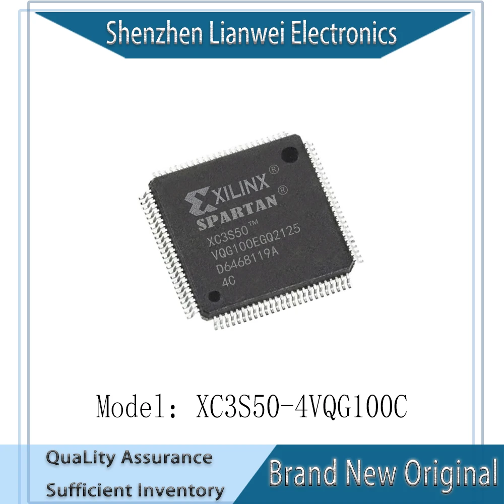 

100% New Original XC3S50 XC3S50-4VQG100C XC3S50-VQG100 IC Chipset VQFP-100