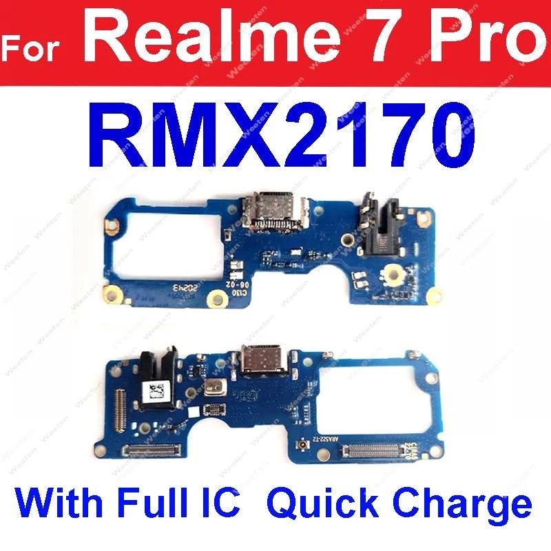 USB Charger Board Dock For Realme 7 7i 7 Pro Global 5G USB Charging Jack Port Connector Board Replacement Repair Parts