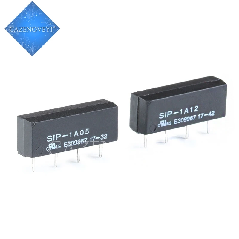 5 pz/lotto 5V 12V Relè Reed Switch Module DSS41A05 SIP-1A05 SIP-1A12 4PIN 4-Pin Relè Reed