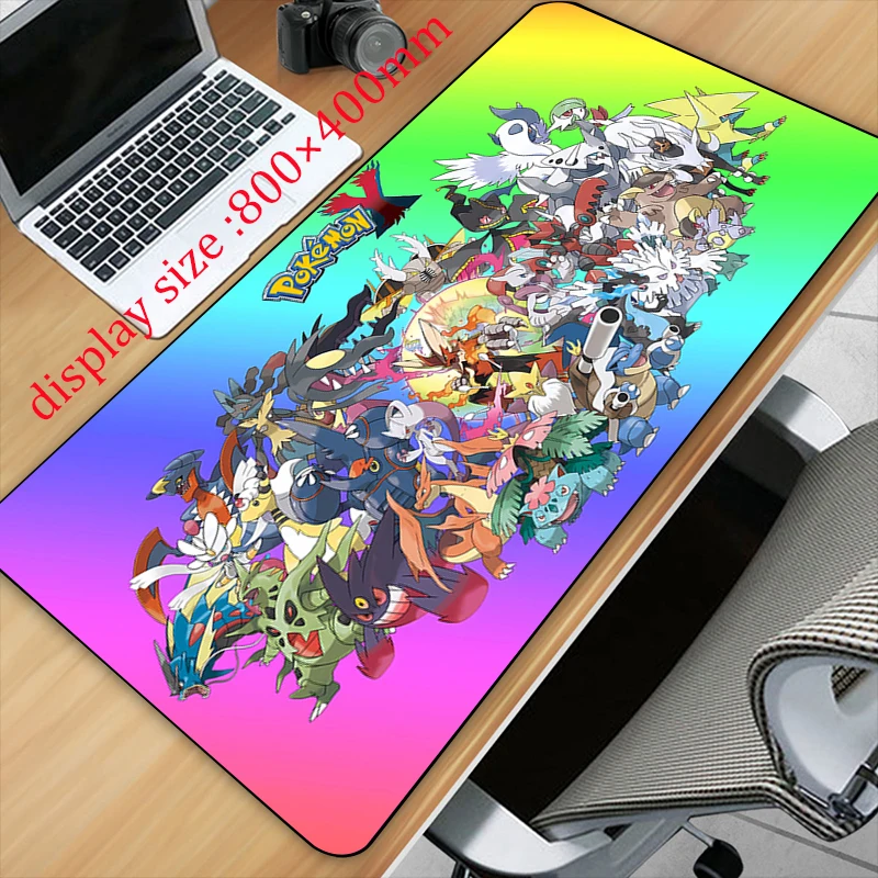 Pokémon Mouse Pad Keyboard Gaming Accessories Mouse Mats Game Office Computer PC Gamer Waterproof and non-slip Laptop Desk Mat