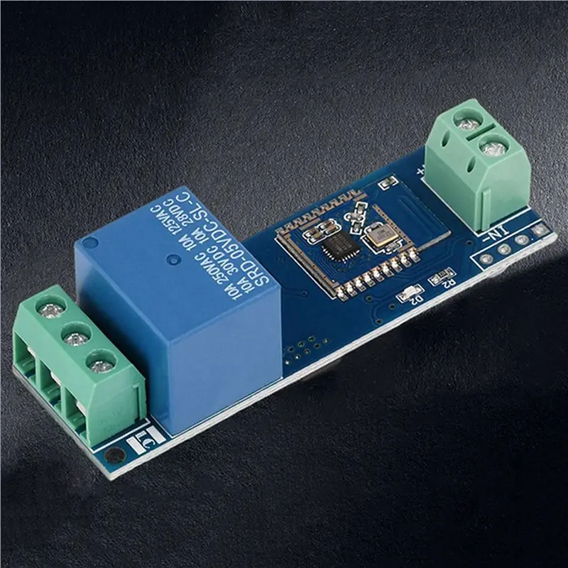 DT51 Bluetooth Proximity Switch 1 Channel Relay Module DC5-30V Auto Senses Phone Approach Unlock No APP Needed