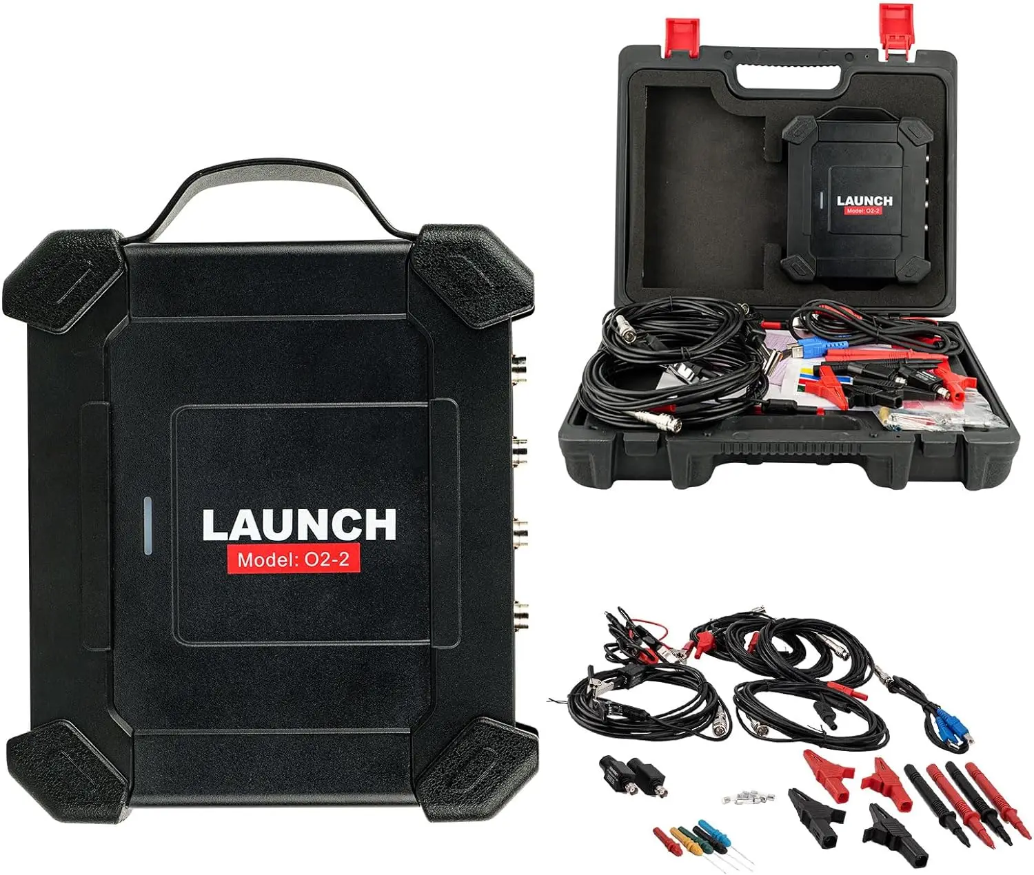 

LAUNCH X431 O2-2 Scope Box Oscilloscope 4 Channels 100MHz USB DC Automotive Oscilloscopes Work with PRO3S+ V5.0/PAD V/ PAD VII