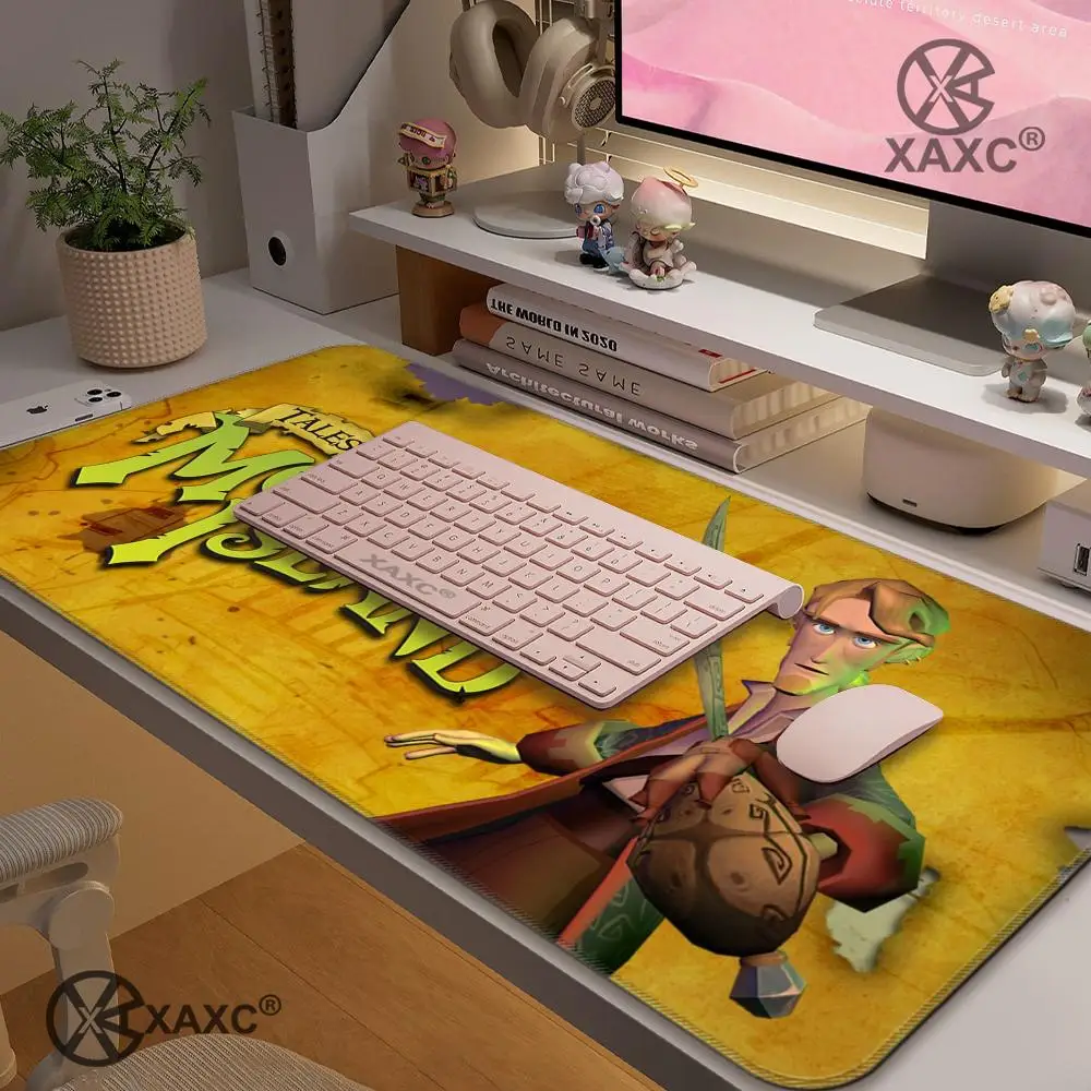 Mouse Pad T-Tales of M-Monkey I-Island Large Keyboard Mouse Desk Pad Non-slip Rubber Gaming Mouse Pad Laptop Desk Mat HYBXXC
