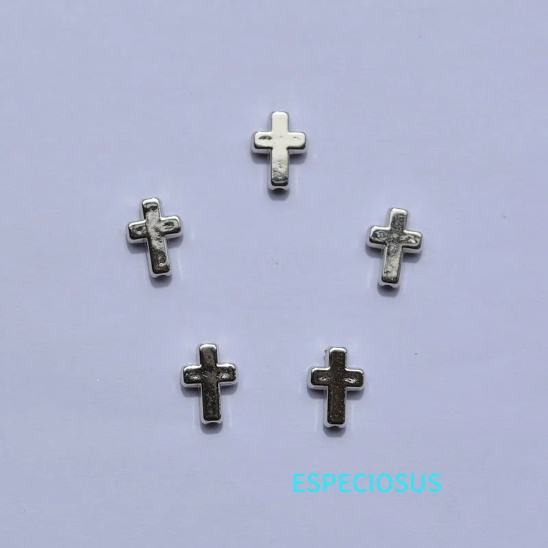 13MM akrylowe krzyż Charms dla wisiorek imitacja rod kolorowy platerowany Making DIY Fashion akcesoria do biżuterii akrylowe koraliki 50 sztuk