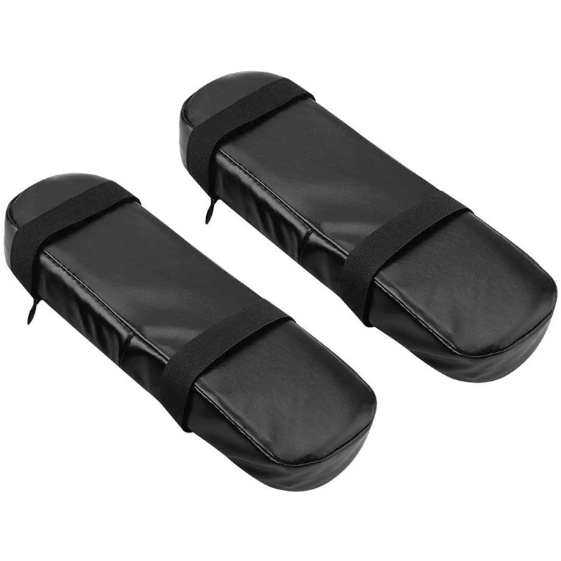 1 par de almofadas de apoio de braço de espuma de memória macia cadeira de escritório cotovelo suporte almofada de couro PU