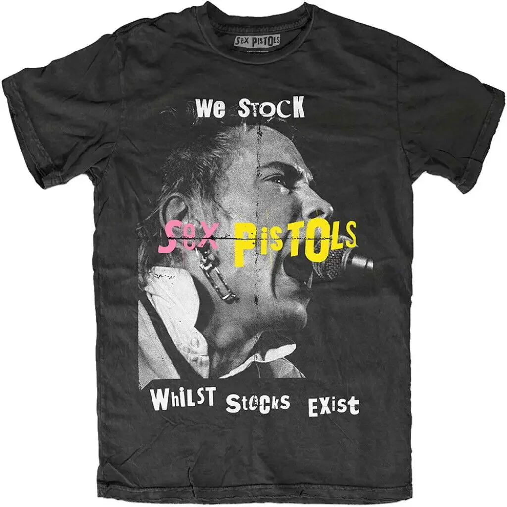 Sex Pistols We Stock Black T Shirt Official