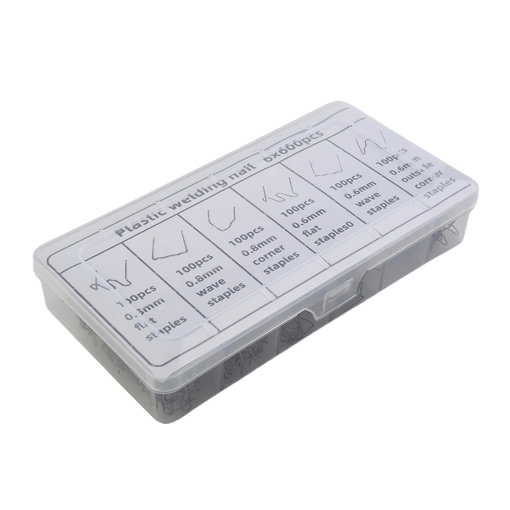 Practical Staples Storage Box Welder Box Staples 600Pcs Popular 600Pcs Accessory Brand New Bumper Hot Hot Sale Part Plastic