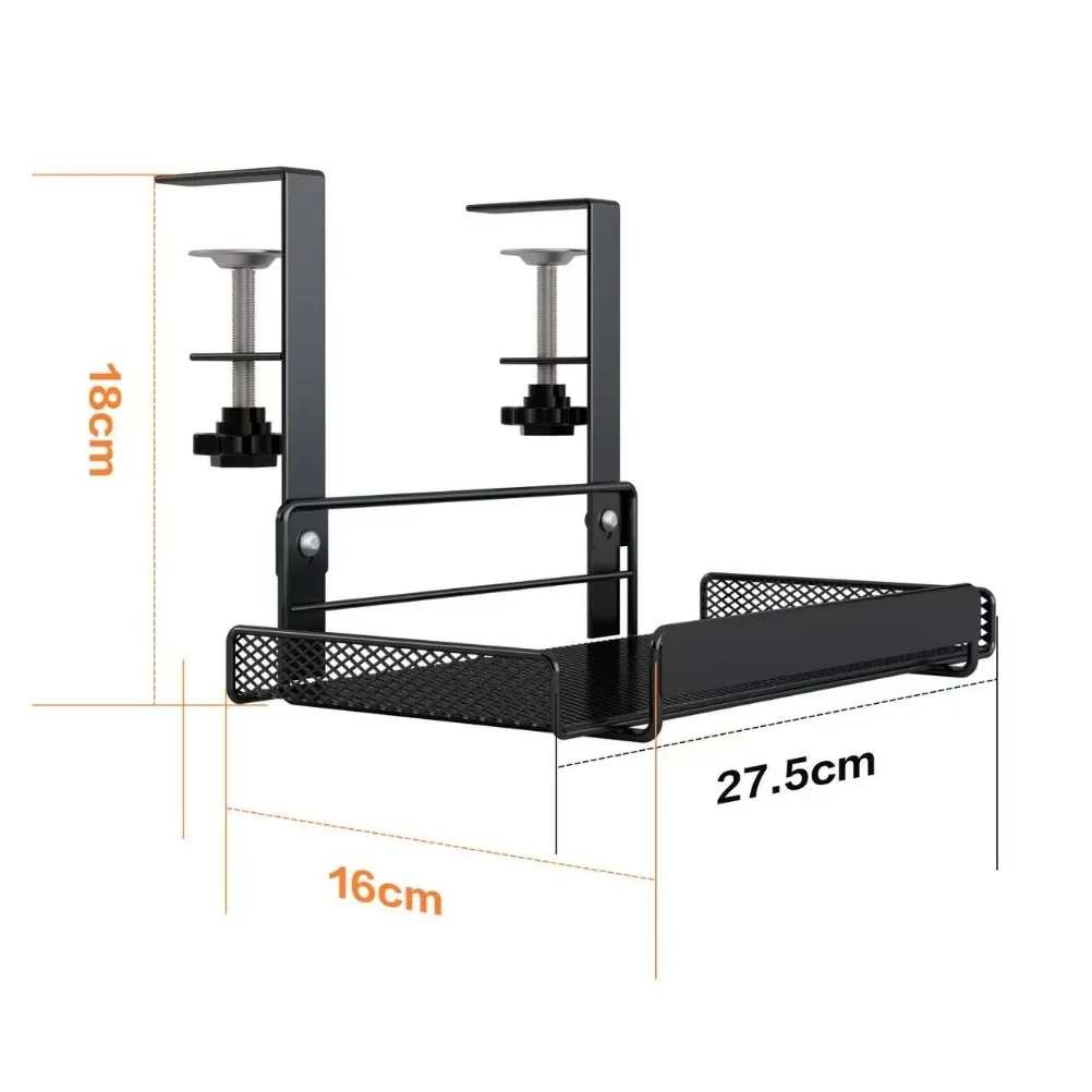 Table Wiring Organizers Storage Rack Under Computer Desk Wifi Router Holder Non Perforated Wire Box Living Room Accessories view 5