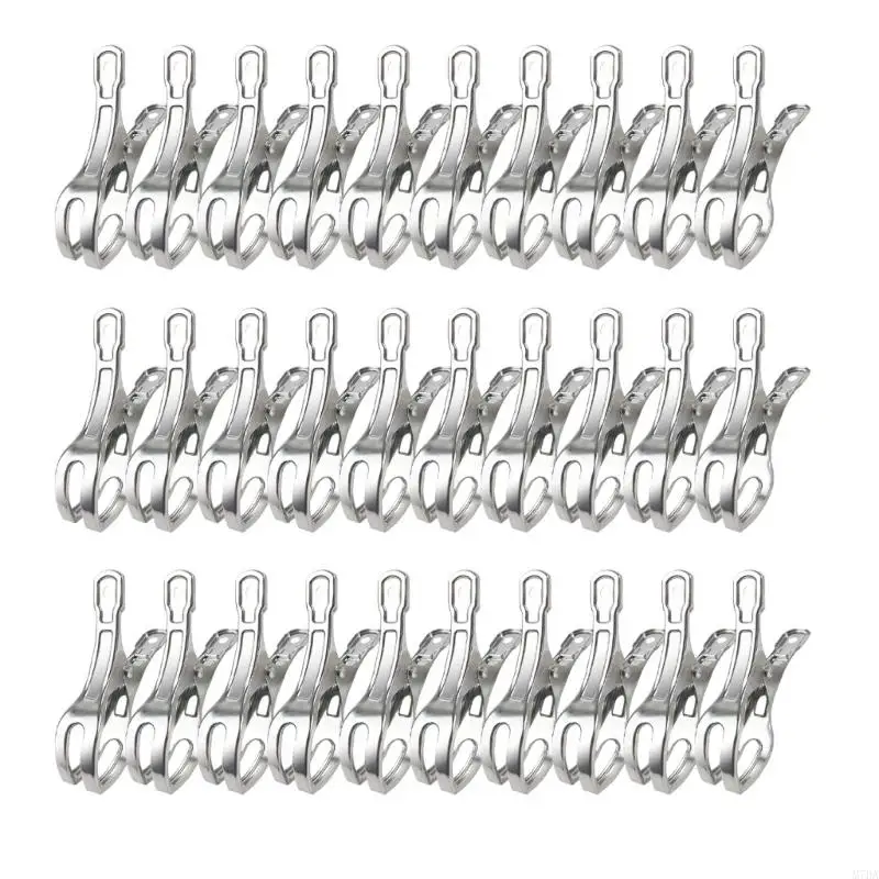 

M7DA 30Pcs Sturdy Pool Cover Clip Stainlesses Steel for Secure Winds Protective