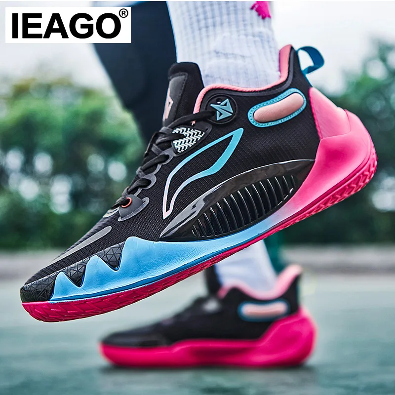 

IEAGO Original Quality Spike Basketball Sneakers Men Women Fashion Trainers Outdoor Sport Shoes