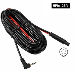 9m Car DVR Backup Rear View Camera 2.5mm Extension Cable 5 Pin Cord Wire Universal For Vehicle 12V Power Outlet