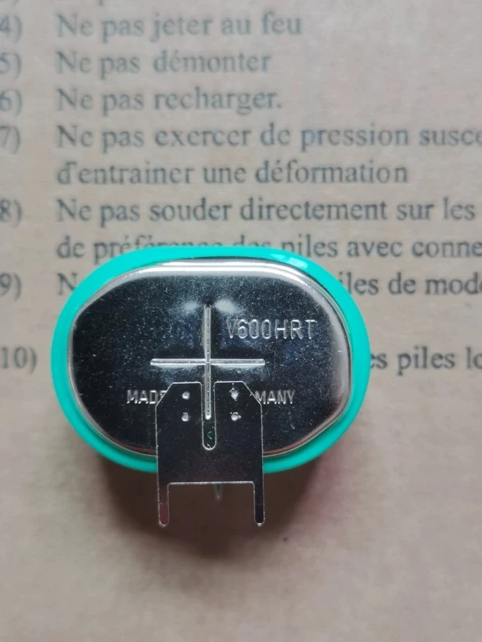 .。for VARTA 3.6V 600MAH 3/V600HRT High Power High Temperature, Rechargeable Battery Pack 3/V600HR.。