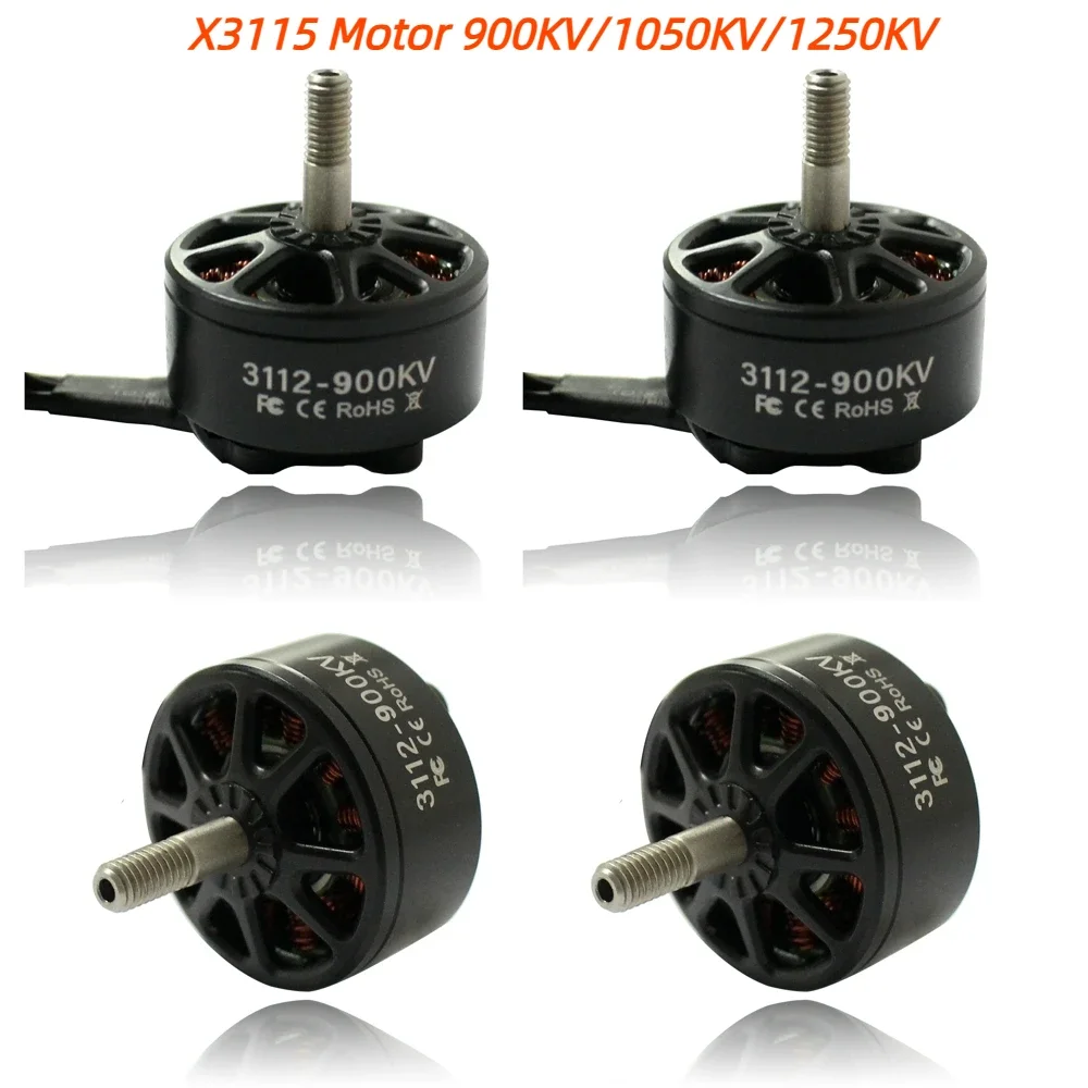 1/2/4pcs X3115 3115 900KV / 1050KV / 1200KV 6s Brushless Motor For Fpv Freestyle 9inch 10inch Long Range Cinelifter Rc Drones