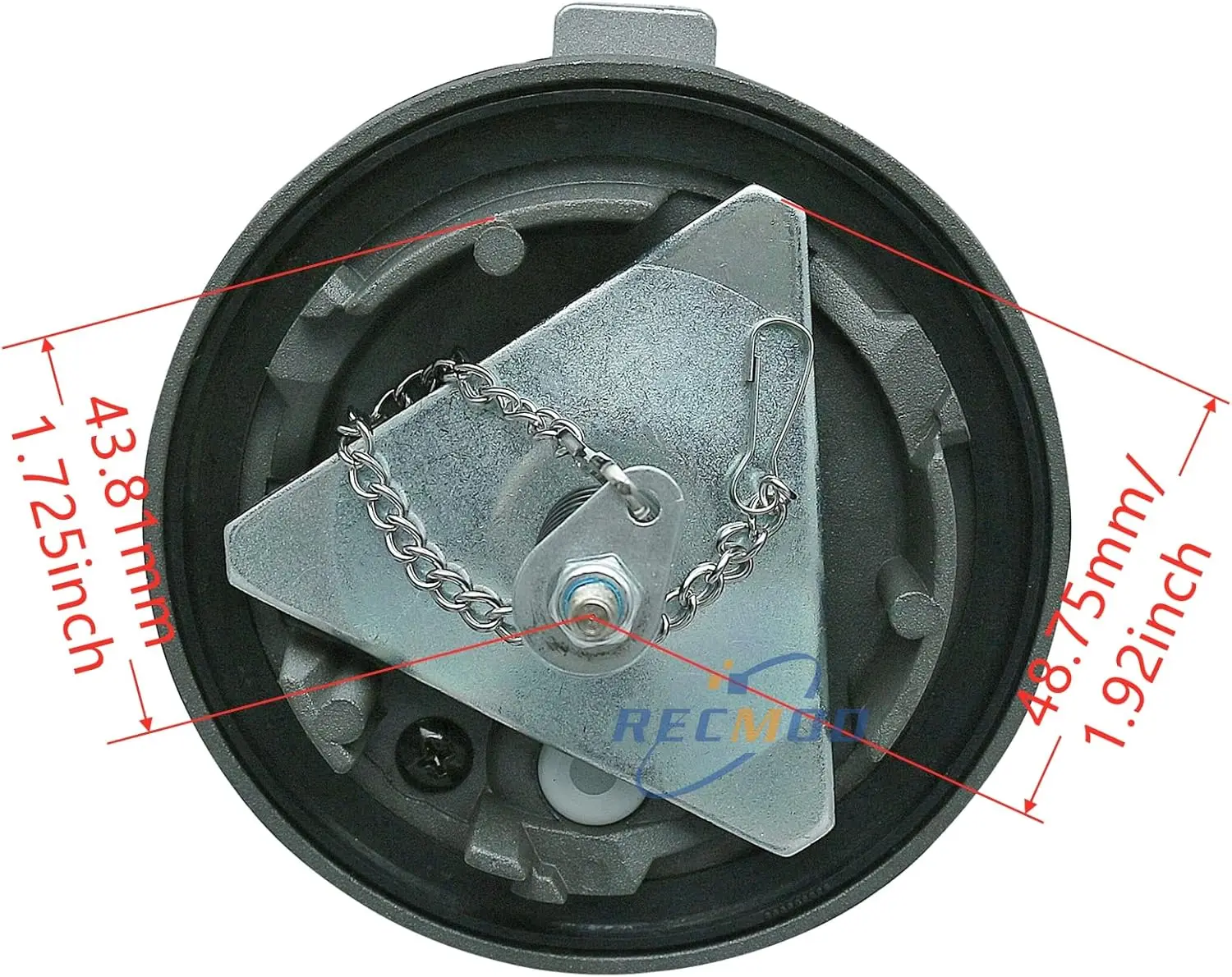 MUGURO Filler Cap AT342385 84548562 11118857 for John Deere X Case Backhoe Wheel Loader Crawler Dozer Articulated Dump Truck Knu