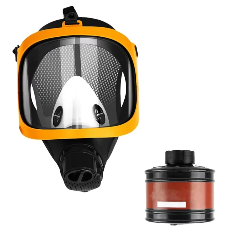 Gas Mask Full Face Mask Chemical Radioactive Contamination Chemical Biological Self-Priming