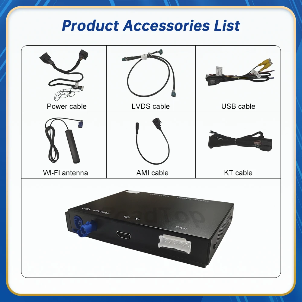 الطريق العلوي اللاسلكي أندرويد السيارات لأودي سيارة A8 2012-2018 Carplay واجهة مرآة لينك الهواء اللعب #6