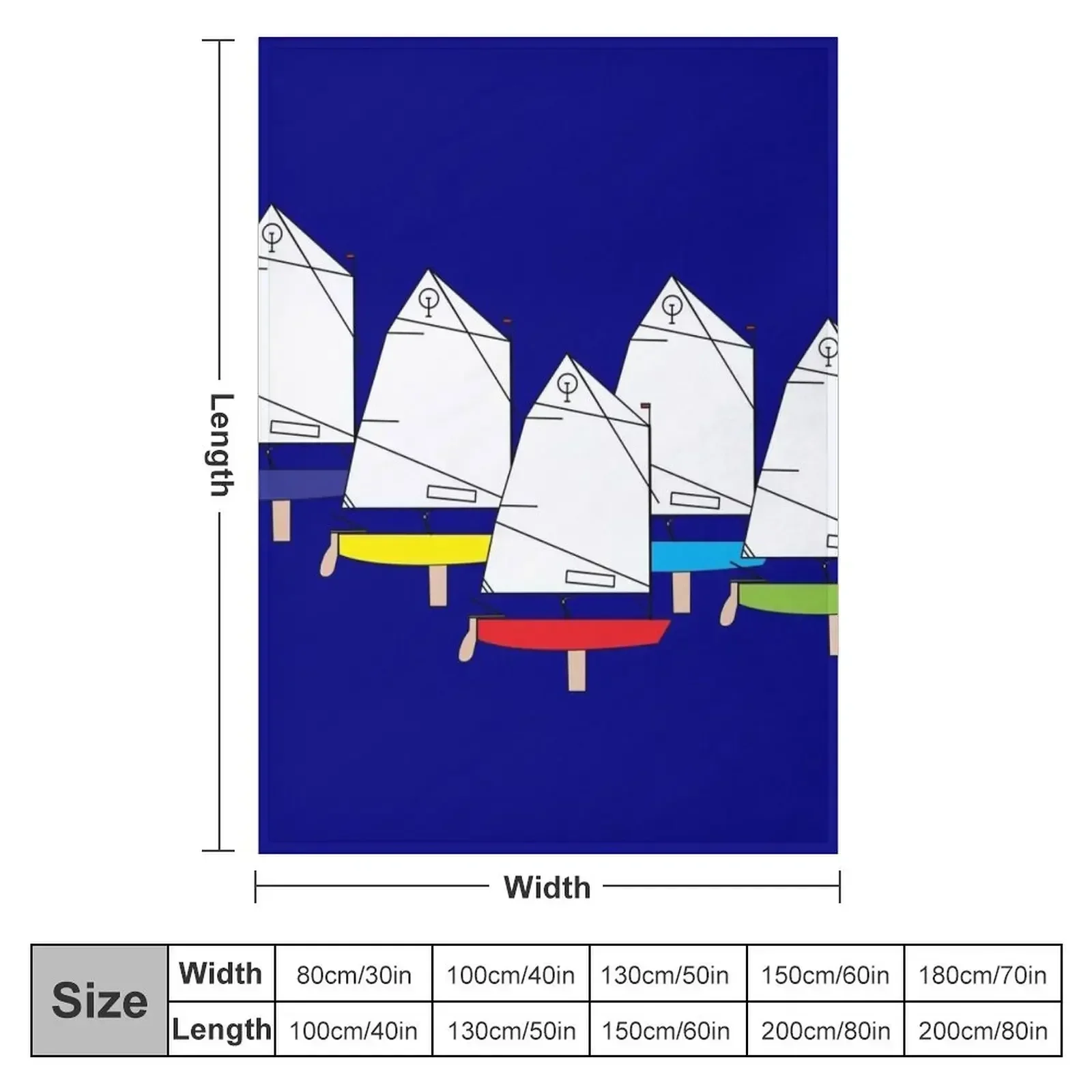 Optimist Sailing Dinghy Throw Blanket manga Soft Beds anime Beach Blankets For Bed Sofas Blankets