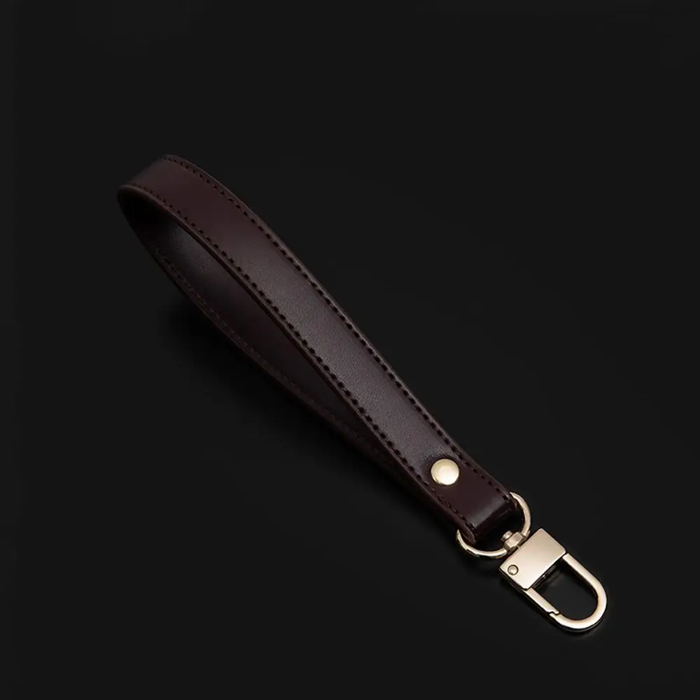 

Fashion PU Leather Wristlet Strap Replacement Wide KeyChain Hand Strap Detachable with Golden Lock Handbag Belts Clutch Wallet