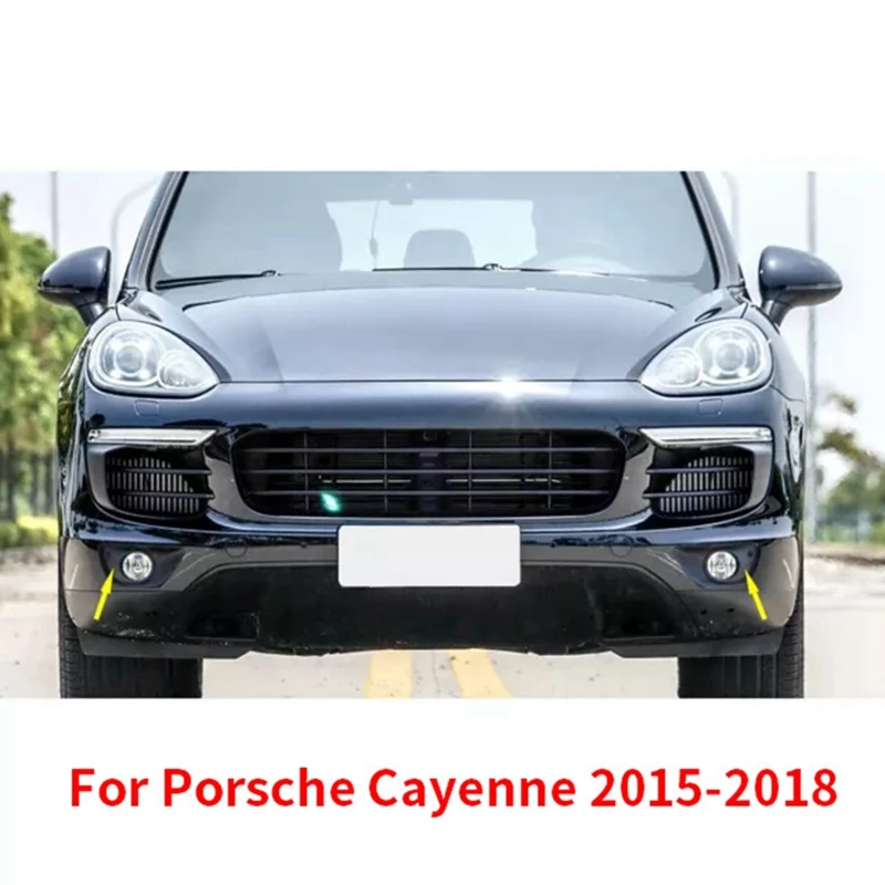 1 пара, передние противотуманные фары для Porsche Cayenne 2015-2018