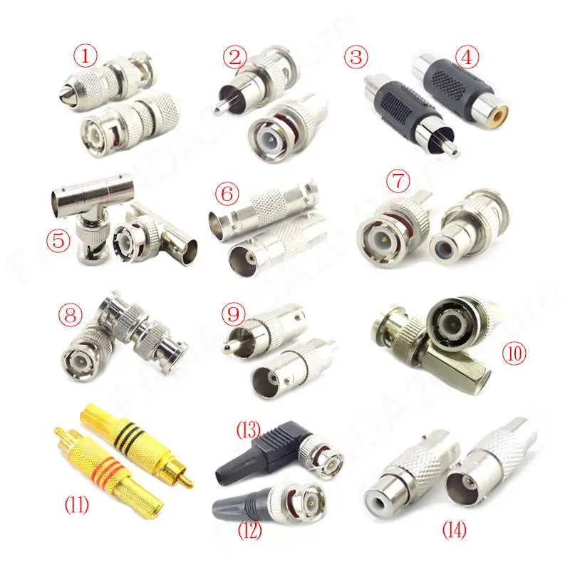 Bnc Connector Rca F…