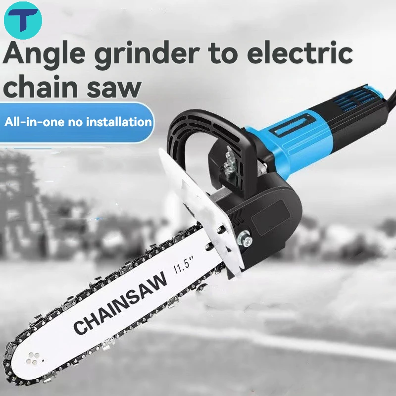 Electric Saw Bracket Fácil Instalação Ajustável Universal Angle Grinder Convertido para Handheld Chainsaw t 11.5 100 125