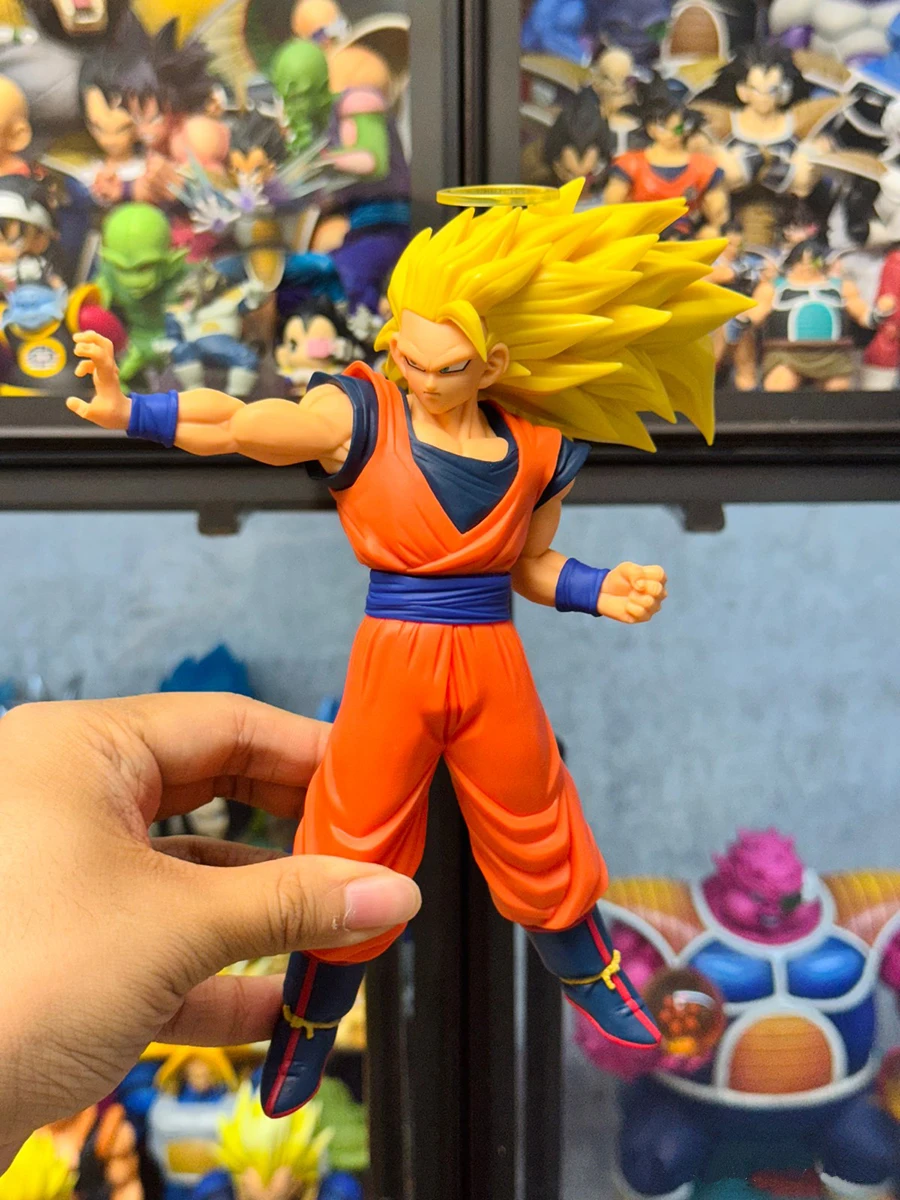 Banpresto Dragon Ball Z Anime Figurines Match Makers SSJ3 Goku Majin Buu PVC Action Figures DBZ Figurals Collectible Model Toys