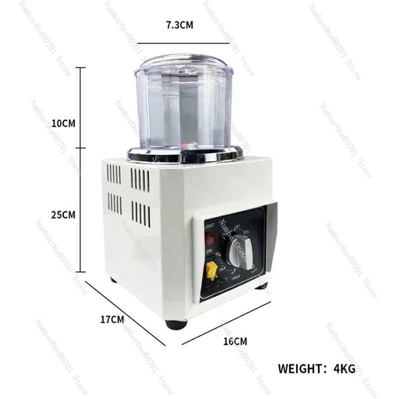 180W Magnetic Polishing Tumbler Machine Mini Finishing Cleaning Tool for Diy Jewelry Polisher AC 110V/220V