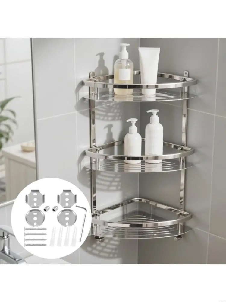 

Professional Bathroom Fixture Repair Set 15Pcs Rustproof Mounting Accessories for Towel Rack Rod Easy Installation