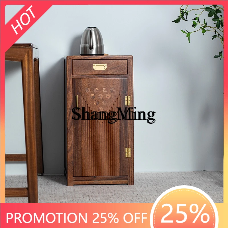 FG good-looking  removable table solid wood tea cabinet sofa side cabinet simple tea table boiling water cabinet