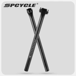 Spcycle T1000 Carbon Bicycle Seatpost Offset 0mm Super Light Seat Tube 27.2 31.6mm MTB Road Bike Carbon Seatpost