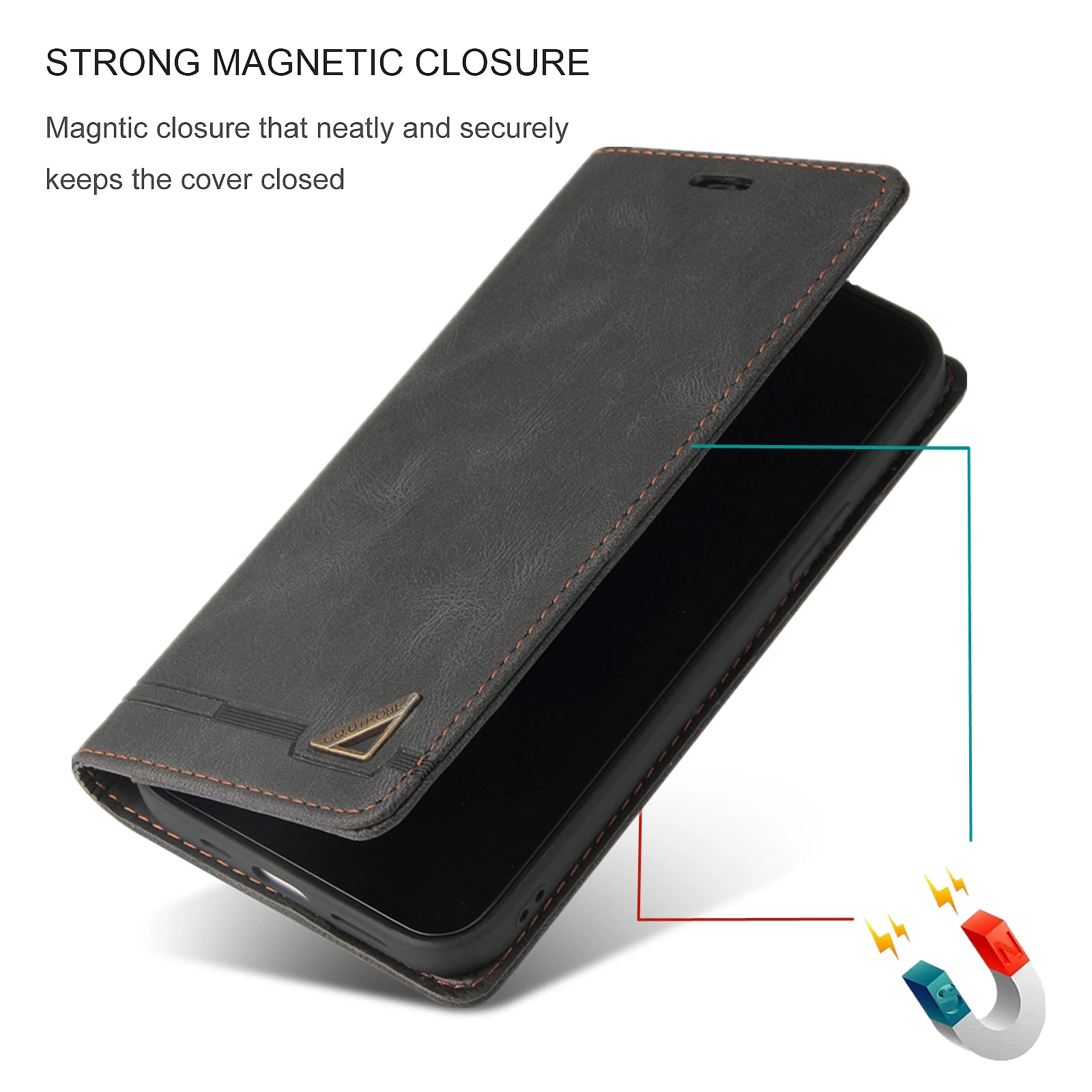 Flip Leather Case for Samsung Galaxy S25 S24 Ultra S23 FE S22 S21 Plus A15 A05S A14 A24 A34 A54 A13 A23 A33 A53 Wallet Cover