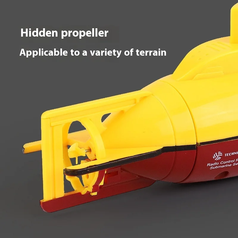 Kanaal 6 Mini Elektrische Afstandsbediening Onderzeeër Afstandsbediening Boot Afstandsbediening Boot Boot Speelgoed Simulatie Afstandsbediening Model Gif