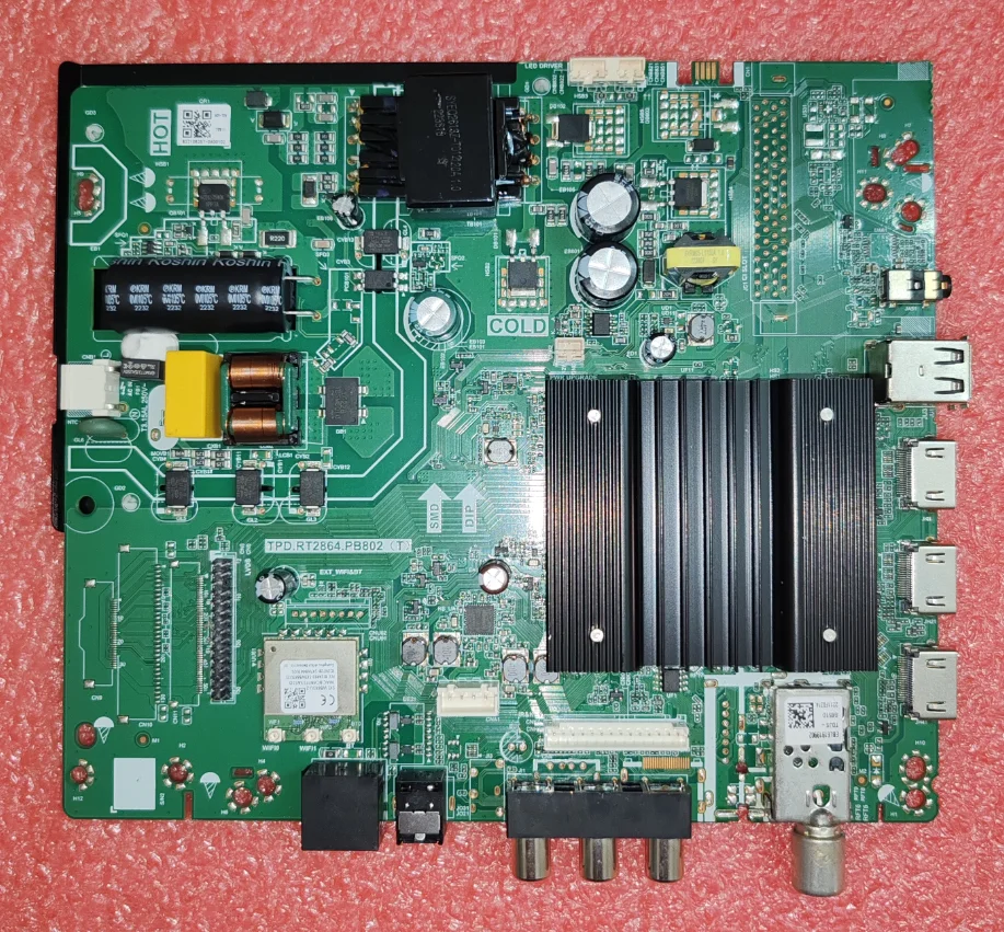 

TPD.RT2864.PB802 WiFi network three in one TV motherboard tested well