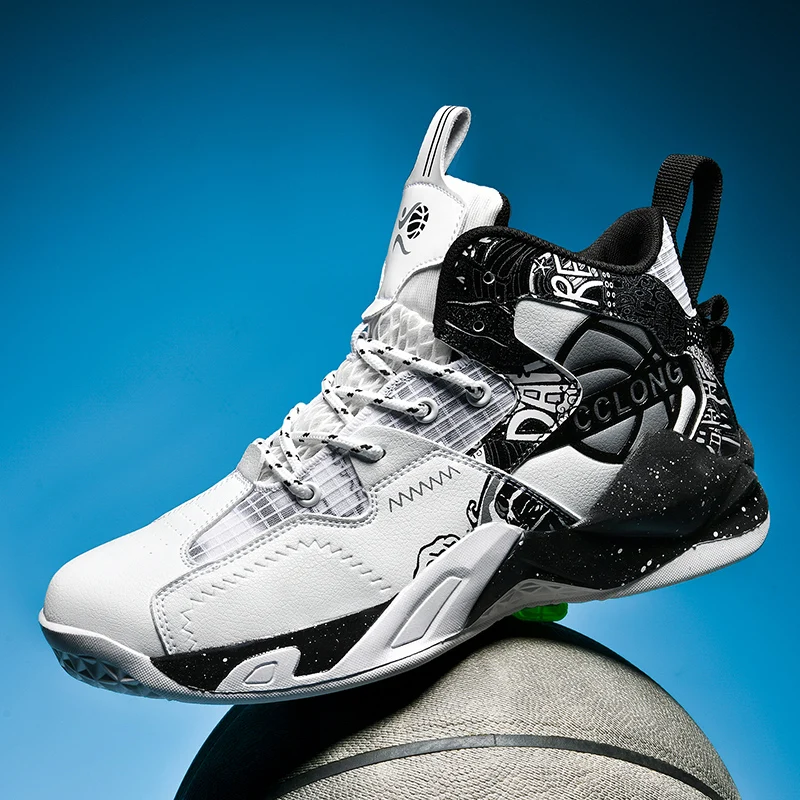 

Basketball Shoes, High-top Professional Training Sports Shoes, Men's and Women's Cushioned Practical Basketball Shoes
