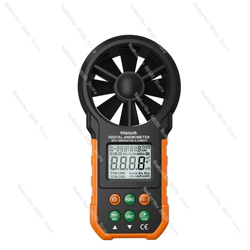 

Anemometer HY6252B High Precision Digital Anemometer Handheld Anemometer