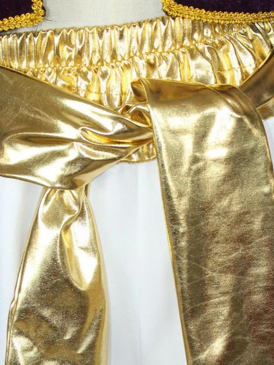 Kostum Pertunjukan Pangeran Aladdin Versi Asli Film Loween Baru Pakaian Cosplay Anak-anak Pakaian Panggung Etnik Poliester