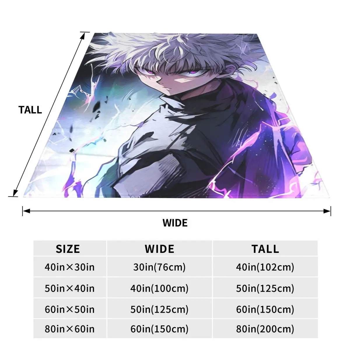 HxH Anime HunterxHunter Cartoon Blankets Manga Flannel Throw Blanket For Couch Chair Warm Customized Quality Bedspread Gift Idea