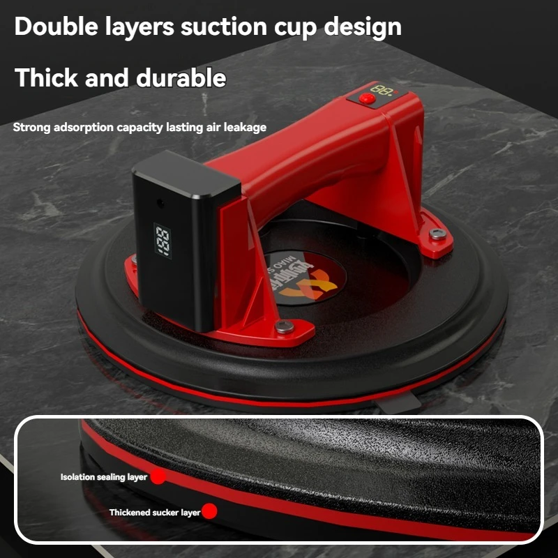 

Electric Vacuum Suction Cup Tool 8 Inch /9 Inch Heavy Duty Vacuum Lifter for Tile Glass Manual Lifting Sucker Lifting Tools