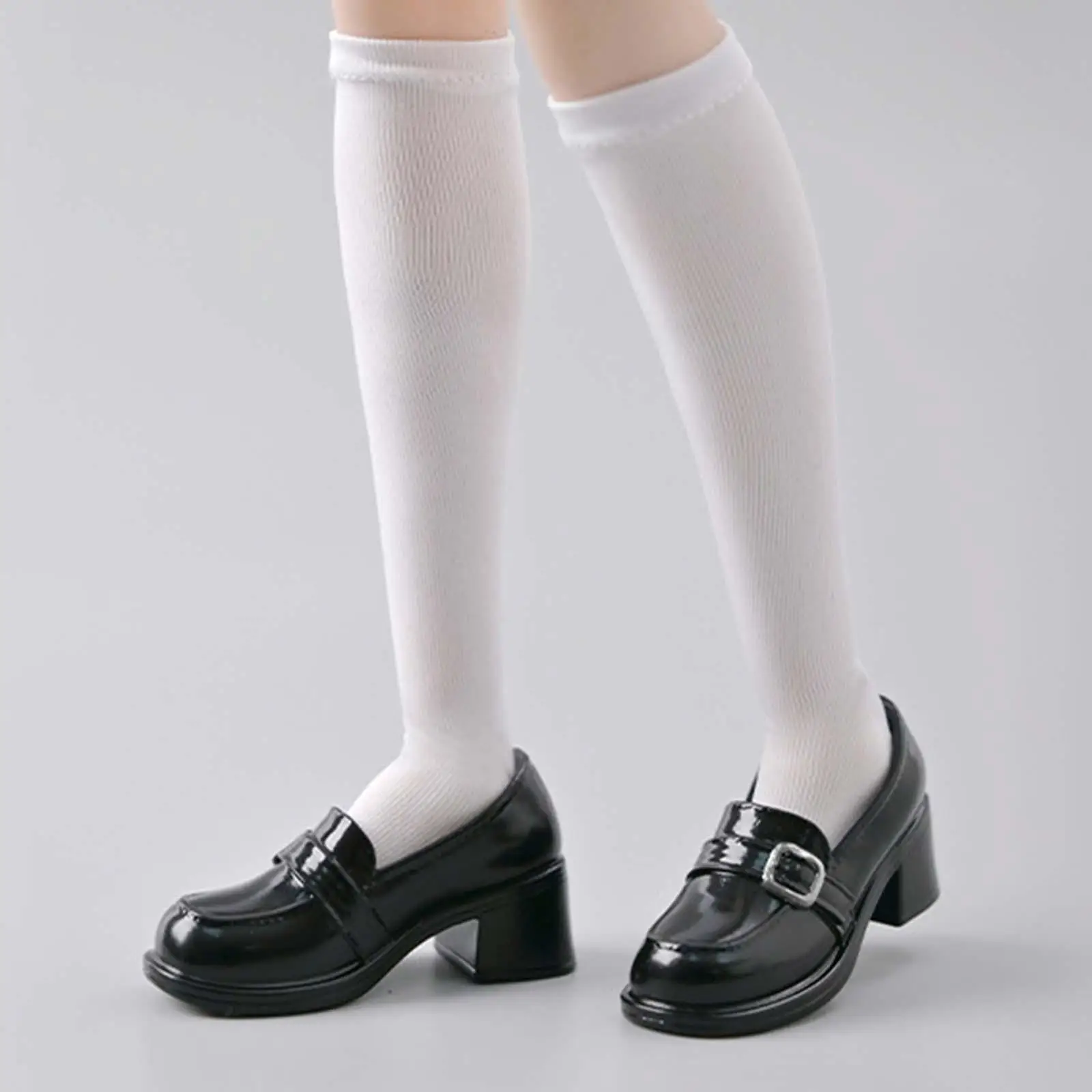 1/6 Scale Female Figure Loafers Miniature Shoes for 12