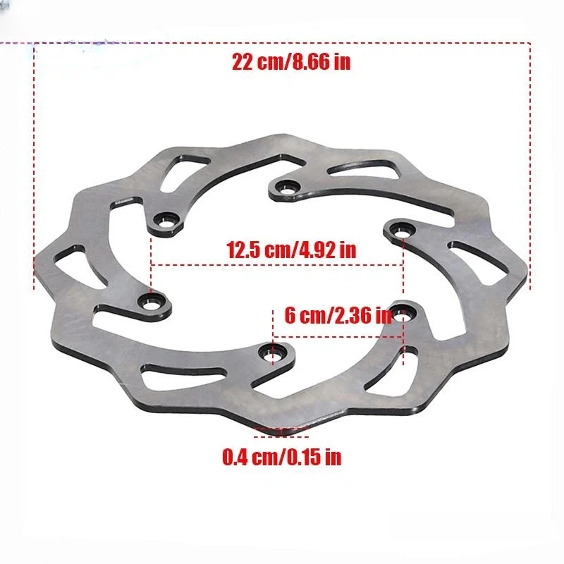 Motorcycle CNC 270/220/240mm Front Rear Brake Disc Rotor Disk For Yamaha YZ WR 125 250 250F 400F 426F 450F 250FX 125X 250X 450FX