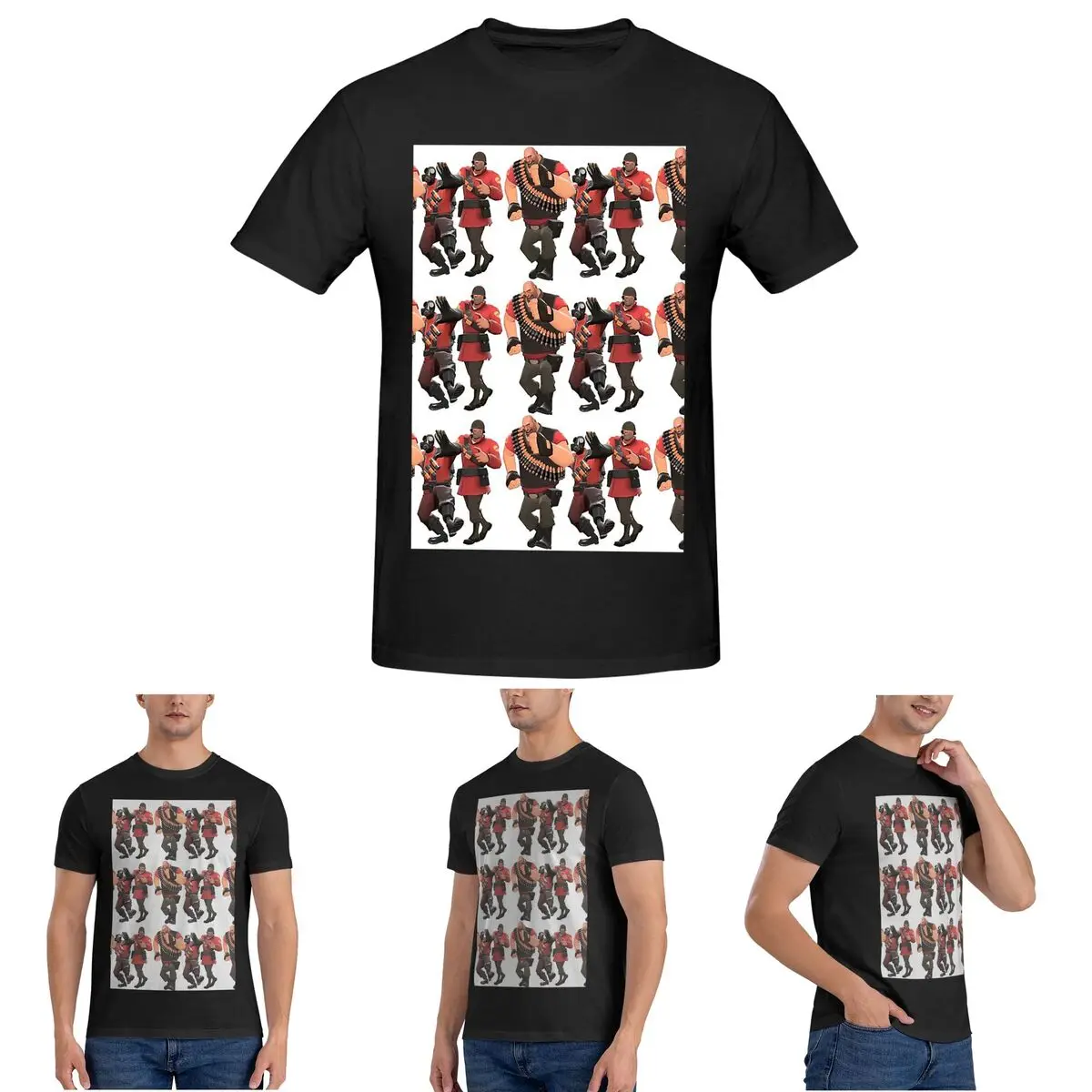 

Team Fortress 2 - Conga T-Shirt for Men Cotton Plus Size T Shirts Men's Tees Short O-Neck Summer Clothes Tops S-6XL