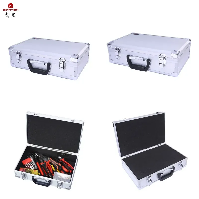 Customizable-Zhixing GIANTION aluminum alloy portable lock box, precision instrument safe deposit box, custom toolbox
