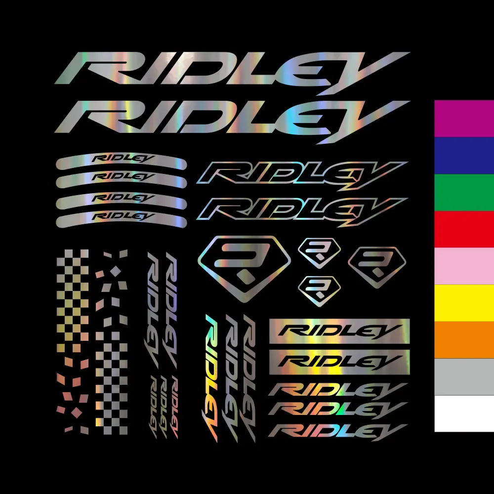 Kit stickers vinyl  pack Bicycle Bike for RIDLEY Wheel hub sticker Wheel hub sticker Body sticker