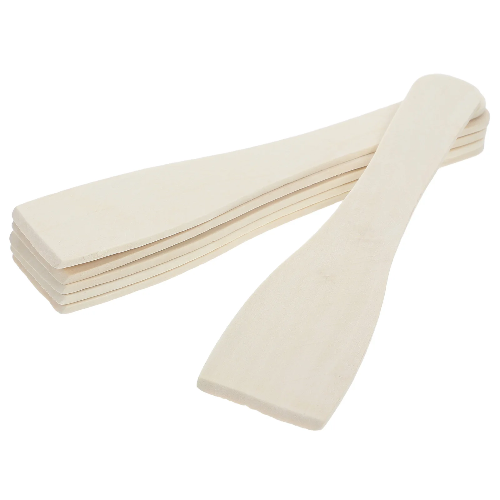 

Alipis 6Pcs Small Wooden Spatula Set Cooking Spoons Kitchen Utensils Natural Wood Accessories for Cooking