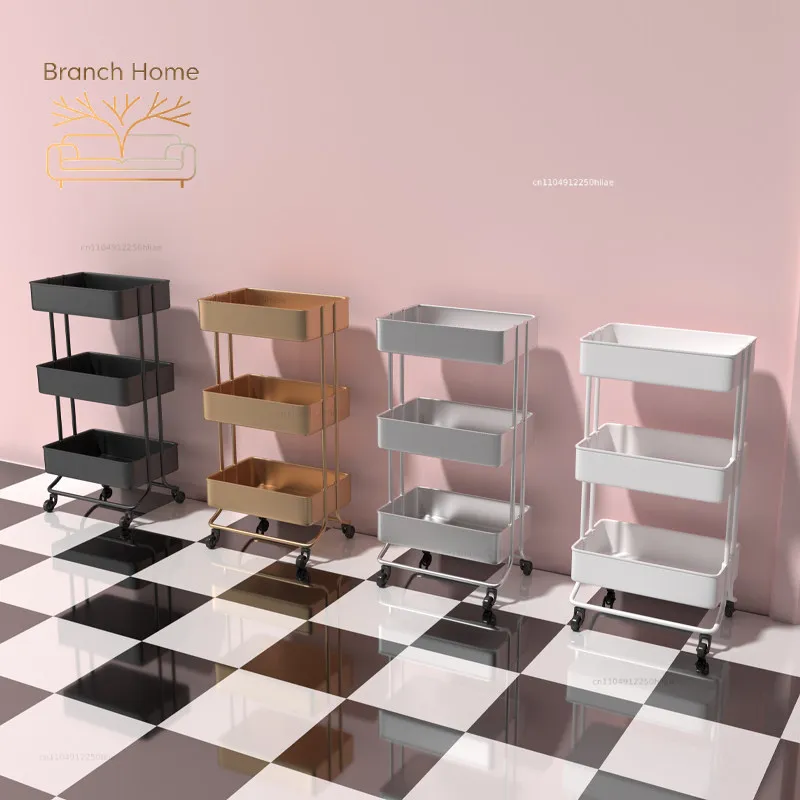 Beauty salon, nail salon, storage cart, hair tool cart, small bubble instrument, treatment cart, trolley, storage rack.