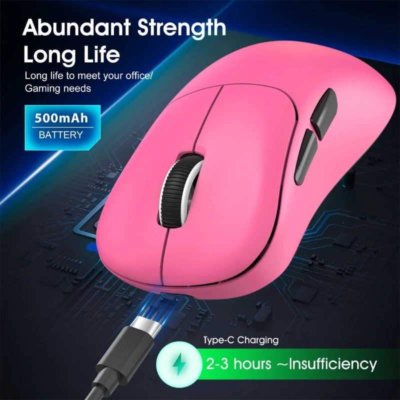 

T700 Gaming Mouse with Three Modes Cord 2.4G Bluetooth-compatible 5.3 and Adjustable DPIs Up to 10000 H8WD