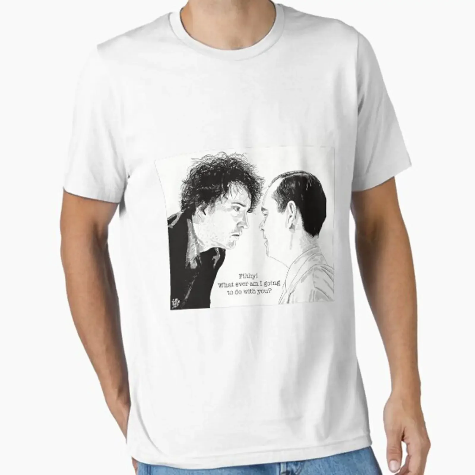 Bernard Black and the cleaner Books Grapes of Wrath Essential T Shirt vintage Washed Breathable homme Soft streetwear Versatile