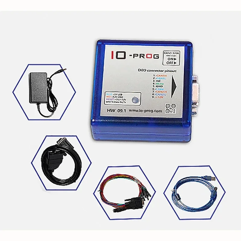 IO-PROG Added for PSA BSI for FORD BCM Board Support IO PROG ECU BCM TCM EPS K-line CAN Support BD9 OBD2 Programmer Tools