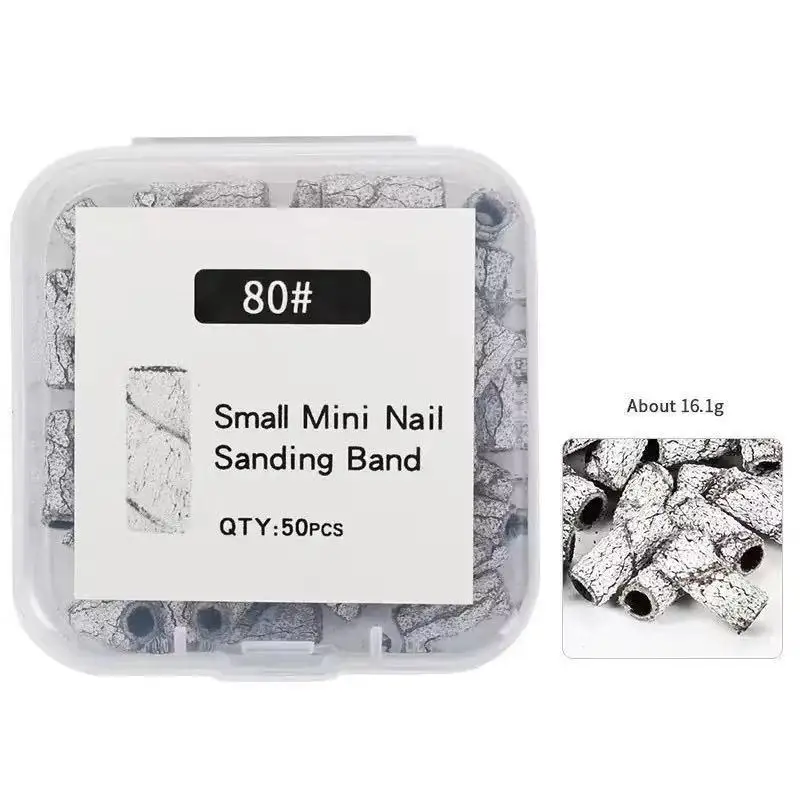 3mm Mini Nail Sanding Rings Professional Kits for Electric Nail Drill in Pedicures