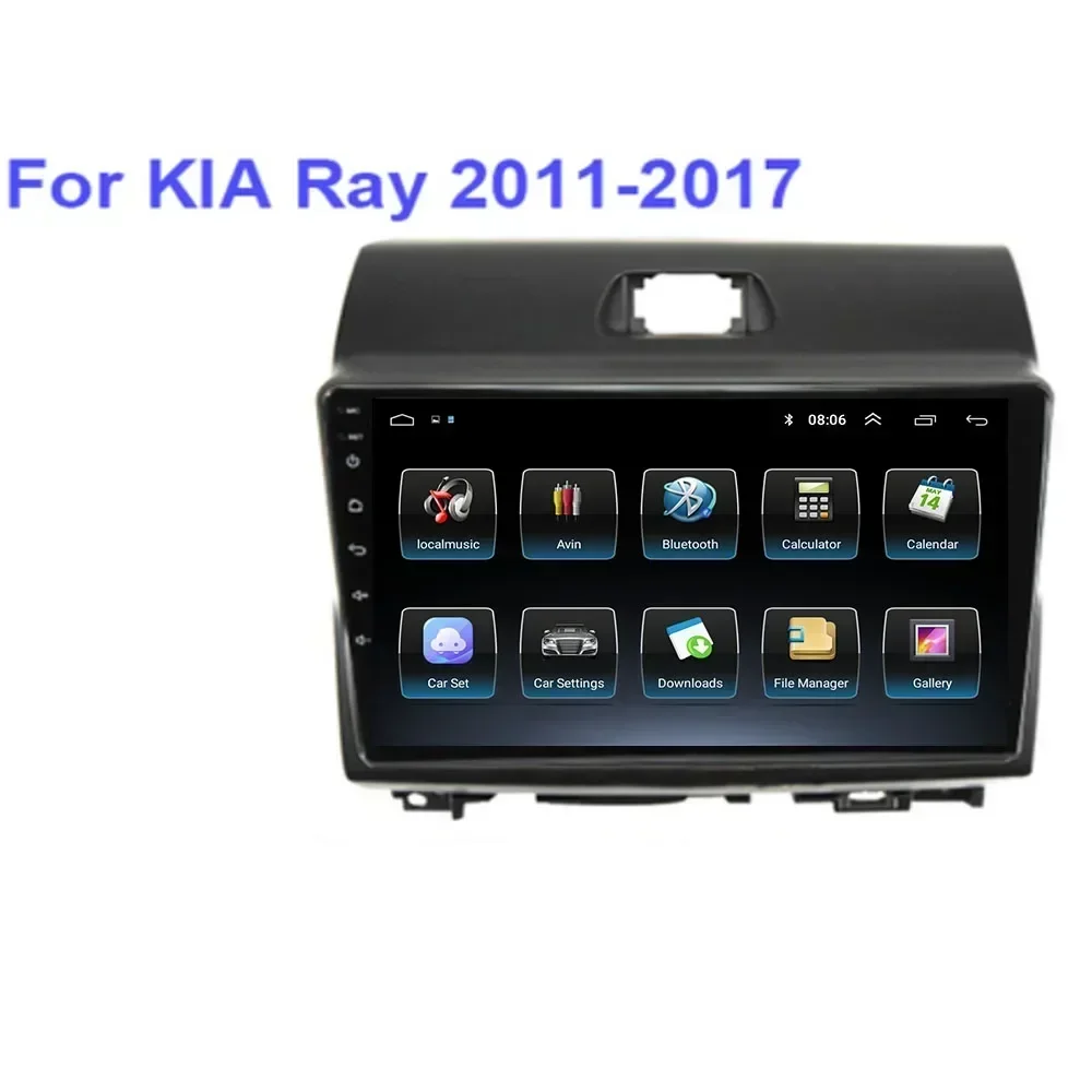 Nuovo Per KIA Ray 2011-2017 Autoradio 4G GPS WIFI Video Lettore Multimediale DSP IPS Carplay + Auto 8 Core Android 13 unità principale